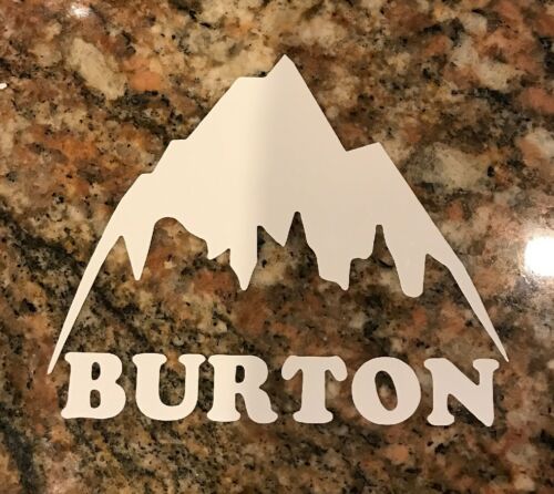 Burton Snowboard Sticker - Skiing Snowboarding Mountain Sports