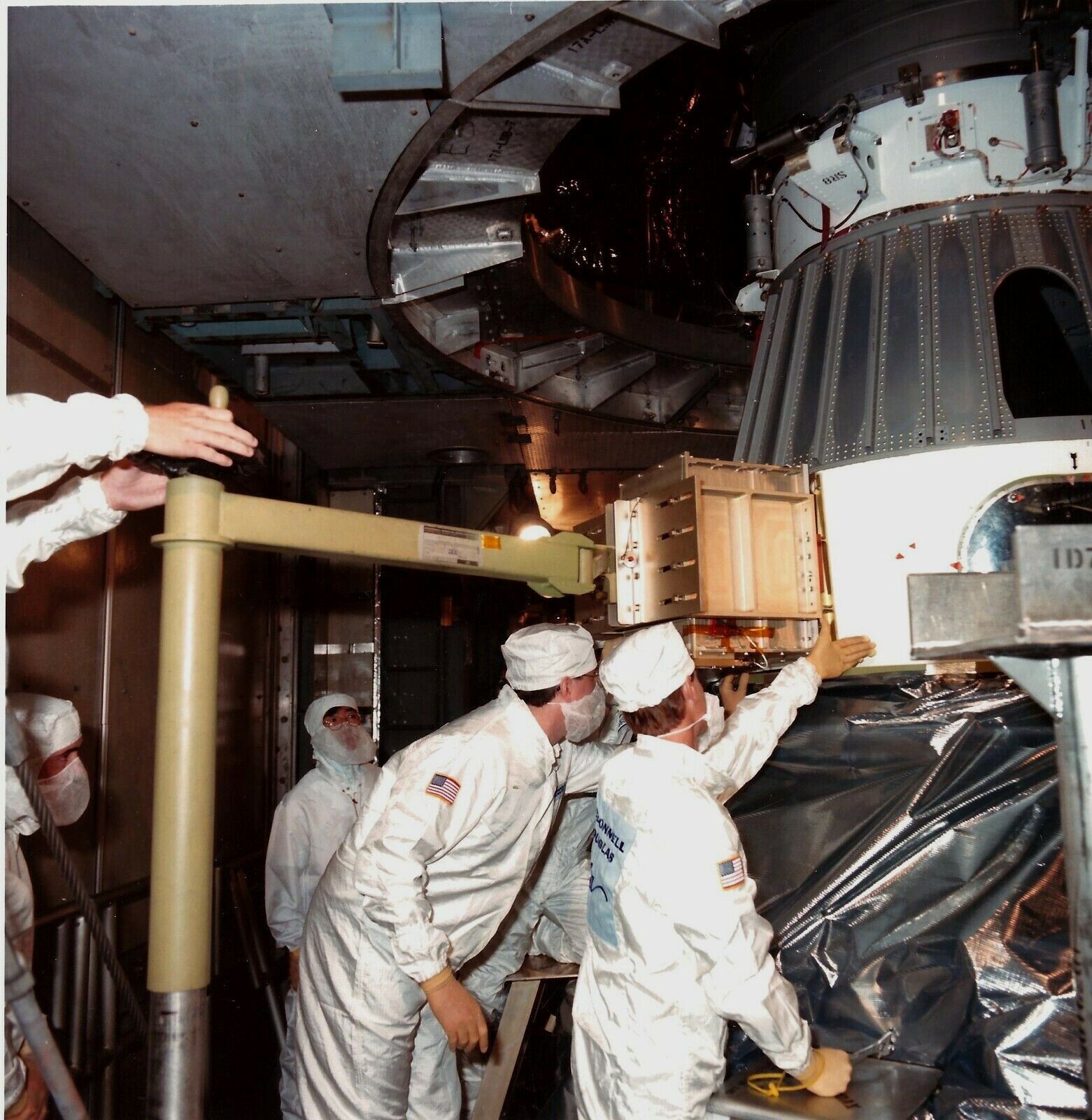 Mcdonnell Douglas Workers On Duve Project Nasa Released Special Interest Photo