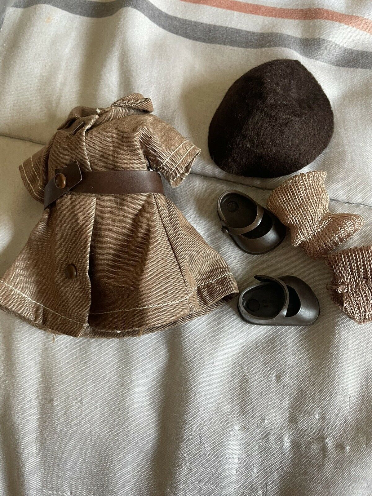 Vintage 1950s 8” Tagged TERRI LEE Brownie Scout Doll Outfit  Ginny Muffie Ginger