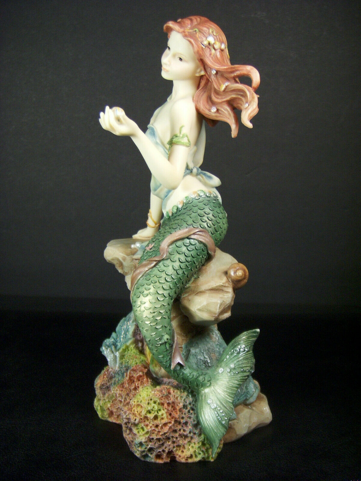 Mermaid Statue Figurine Syrens Of The Sea Brynn Ss608 2003 Munro Enterprises Inc