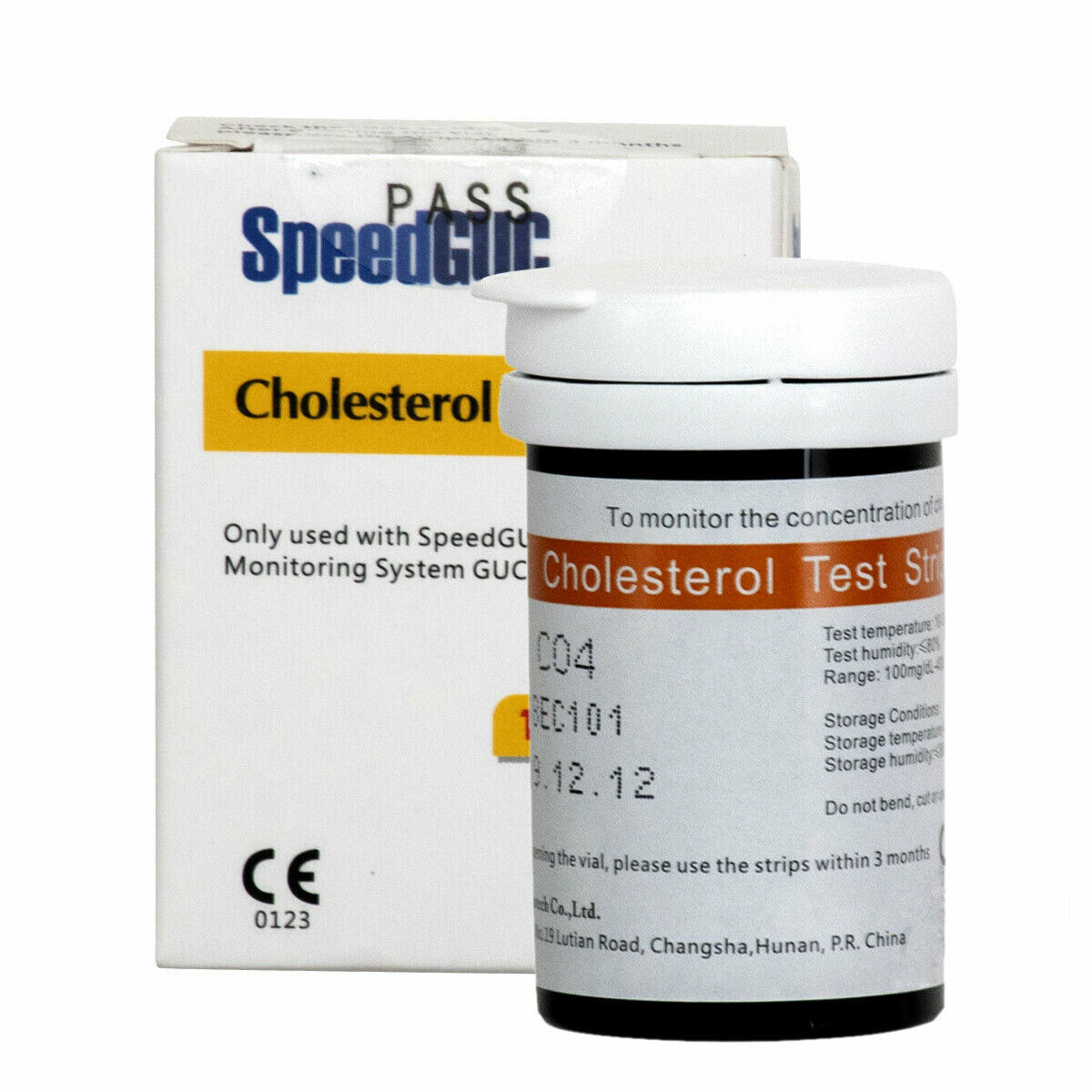 10x Speedguc Cholesterol Monitor Test Strips For Guc1 Health Long Cares