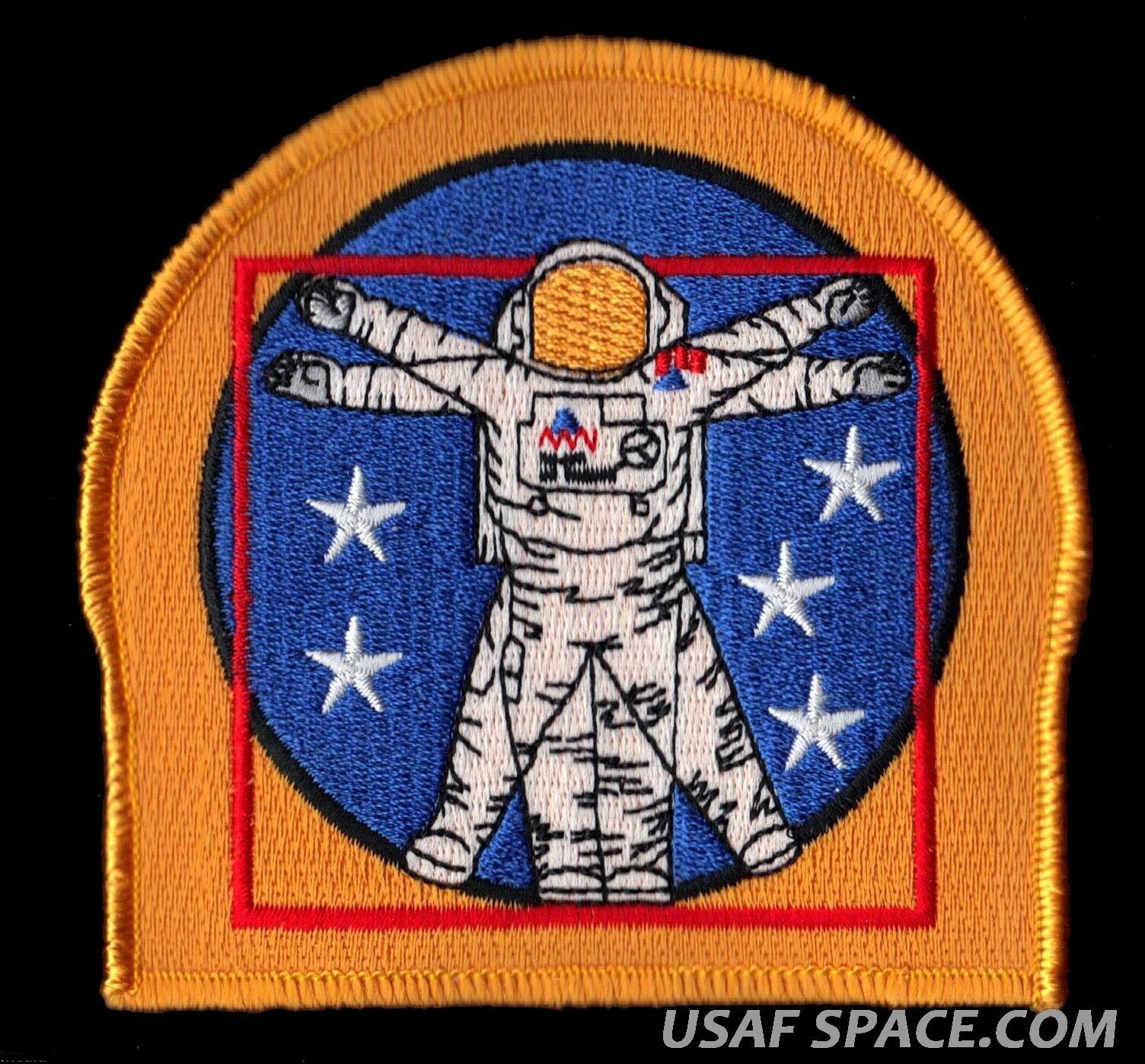 Nasa 5-star Vitruvian Man Eva Space Walk Shuttle Iss Gsfc 4" Space Patch - Mint*