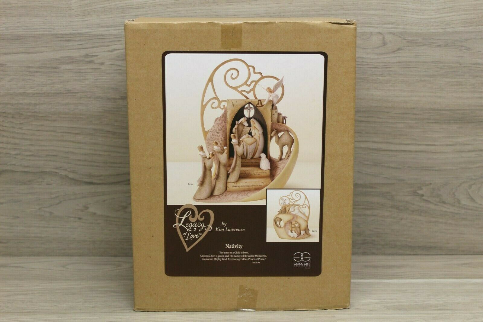 Rare Legacy Of Love Nativity Figurine By Kim Lawrence 2008 New Open Box  T9