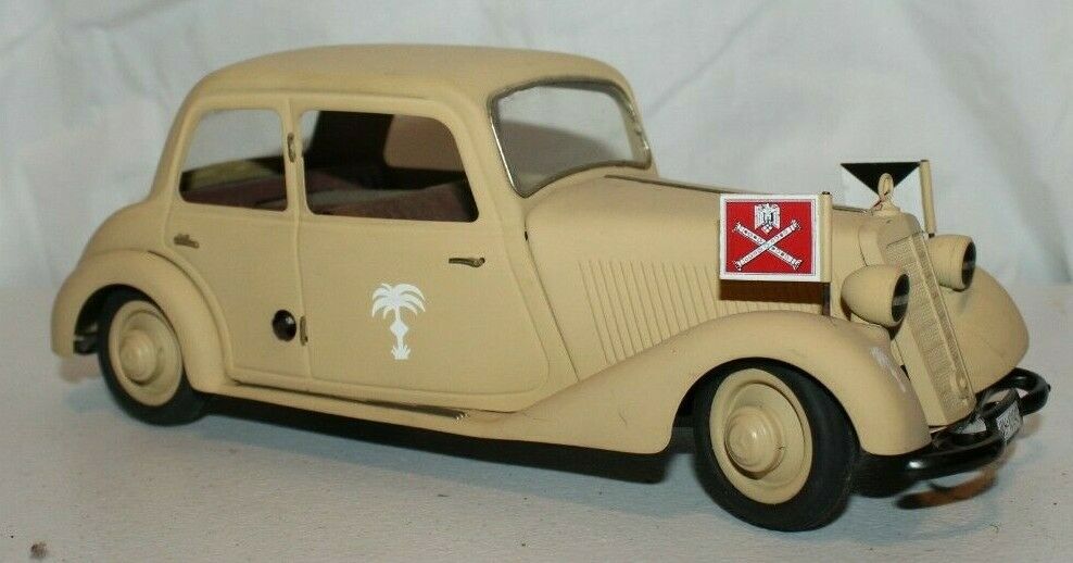 Schuco 1938 MERCEDES 170 V GERMAN WWII AFRIKA KORPS STAFF CAR Windup Marklin Toy