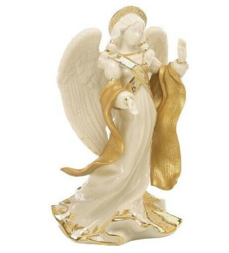 Lenox First Blessing Nativity Angel Of Peace Porcelain Christmas Figurine 863067
