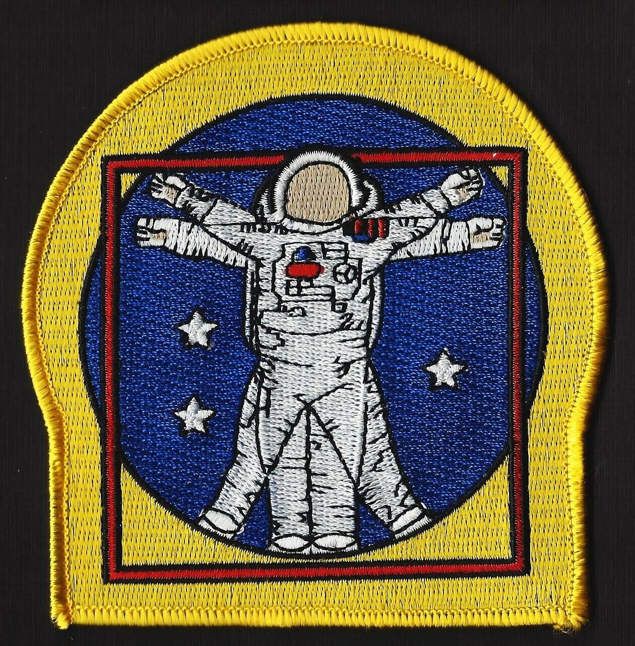 Nasa Eva Astronaut Space Walk - Vitruvian Man - 4" -  3 Star Patch Mint *****