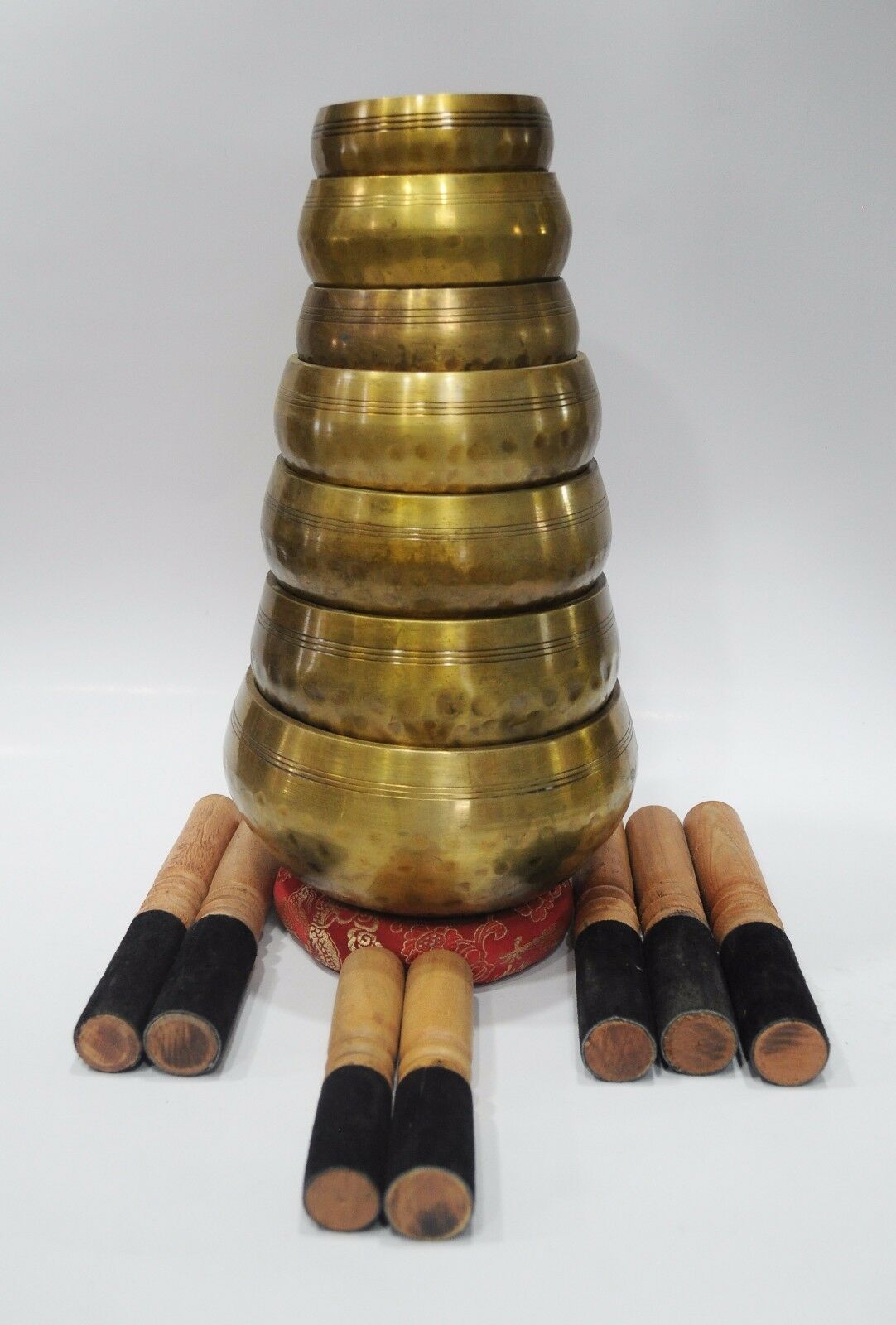 Nepalese Hand Made 7 Set Singing Bowl With Amazing Sounds From Nepal