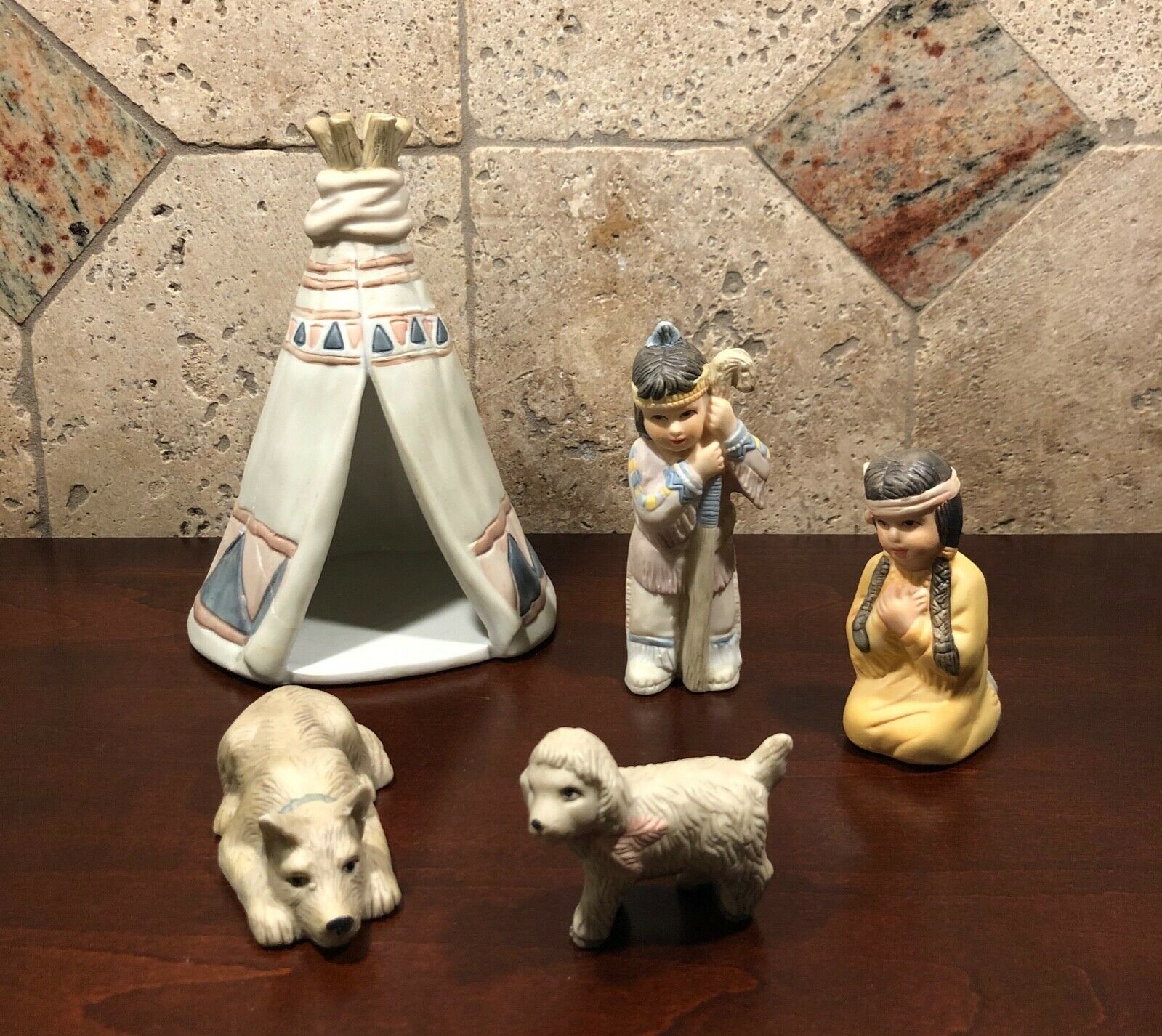 House Of Lloyd 1992 American Nativity Replacement Figurine Various Pieces Teepee