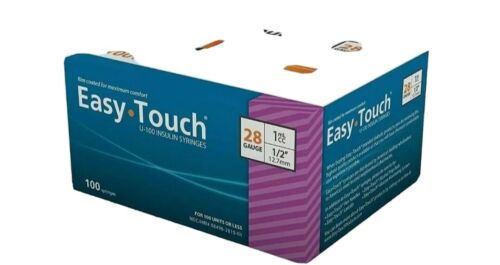 Box of Easy Touch 28 gage 1cc 1/2