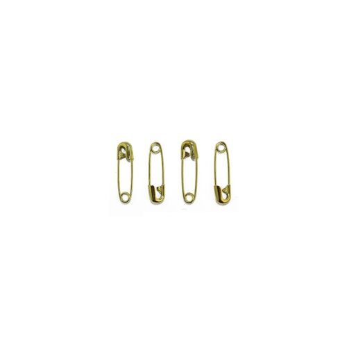 Gold Small Safety Pins Size 1 - 1 Inch 144 Pieces Premium Quality