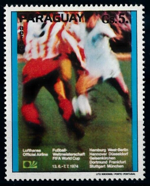 [69014] Paraguay 1974 World Cup Football Soccer Germany From Set MNH