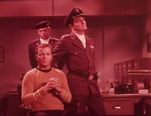Rare 1969~star Trek "yesterday Is Tomorrow"~kirk~35mm Film Clip/slide~lot 804