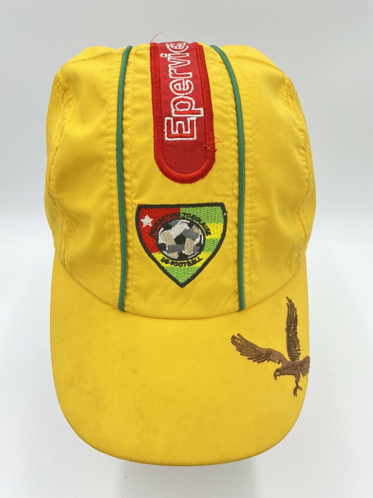 Togo Les Eperviers Du Togo National Football Team Yellow Adjustable Hat