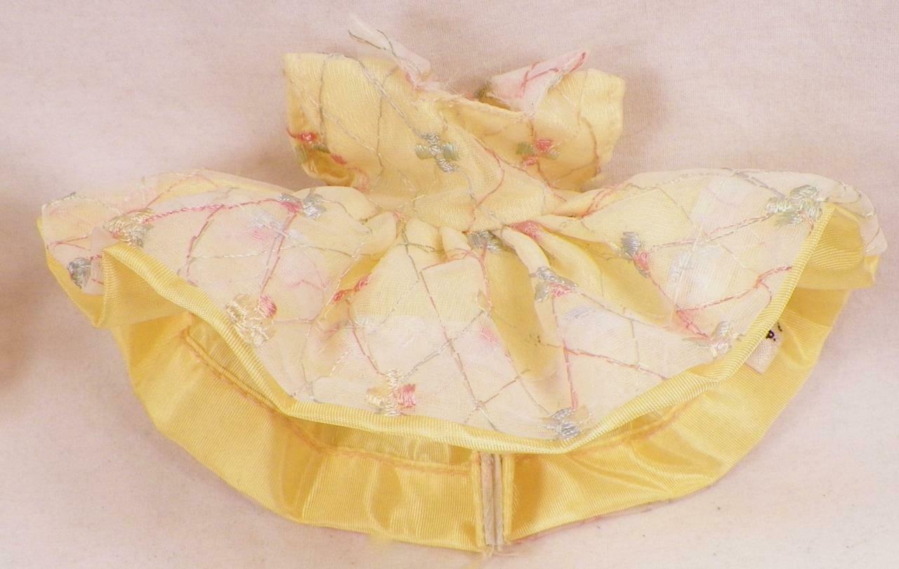 Cosmopolitan Ginger Yellow Dress Hat Panties Shoes Ob #665 No Doll Character