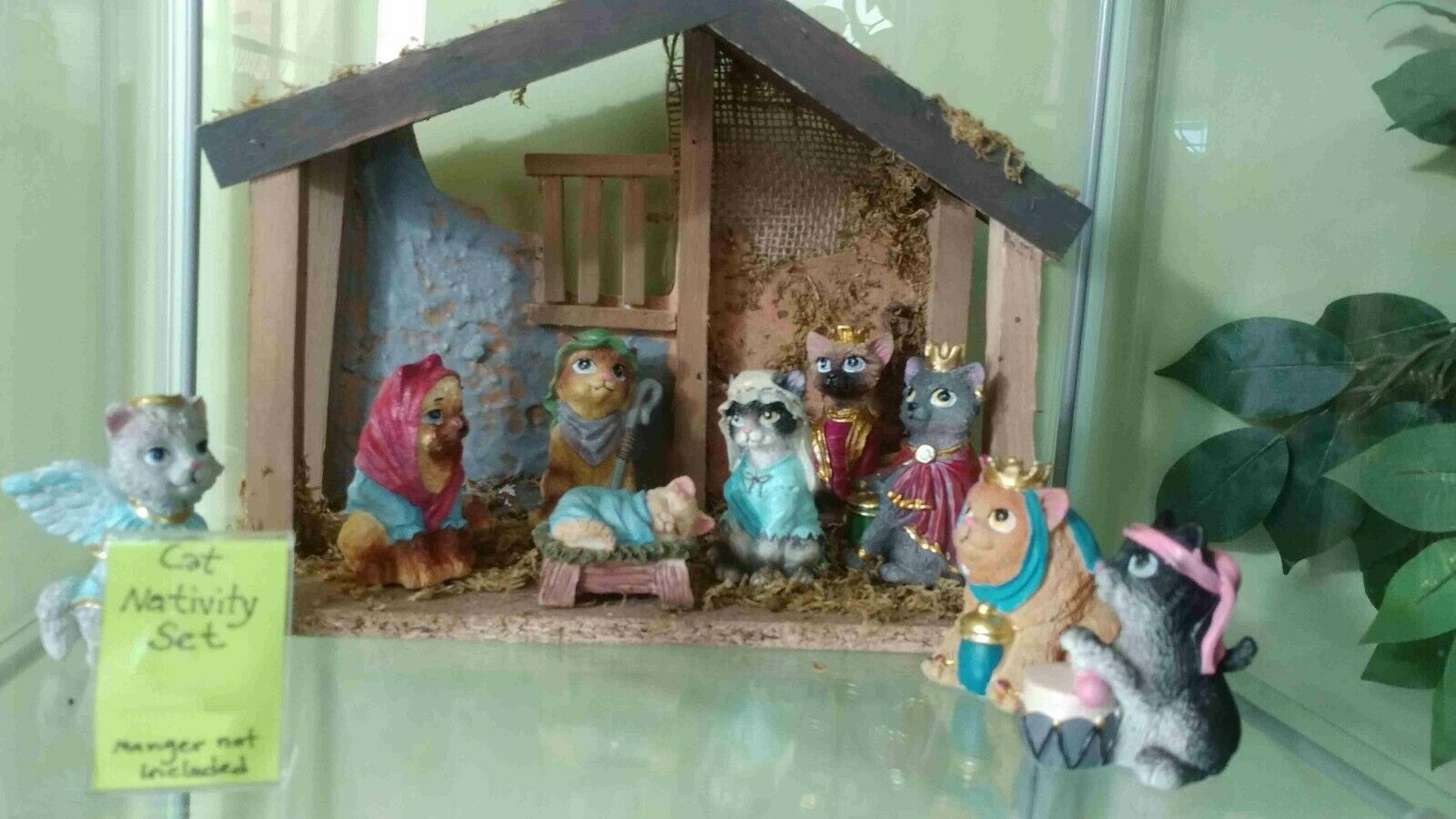 Cat Nativity Set - 9 piece