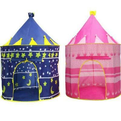 Kids Play Tent Castle Play Tent for Boys and Girls Folding Toddler Tent Blue