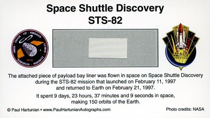 Own A Genuine Piece Of Space Shuttle Discovery - Flown In Space - Just $14.95
