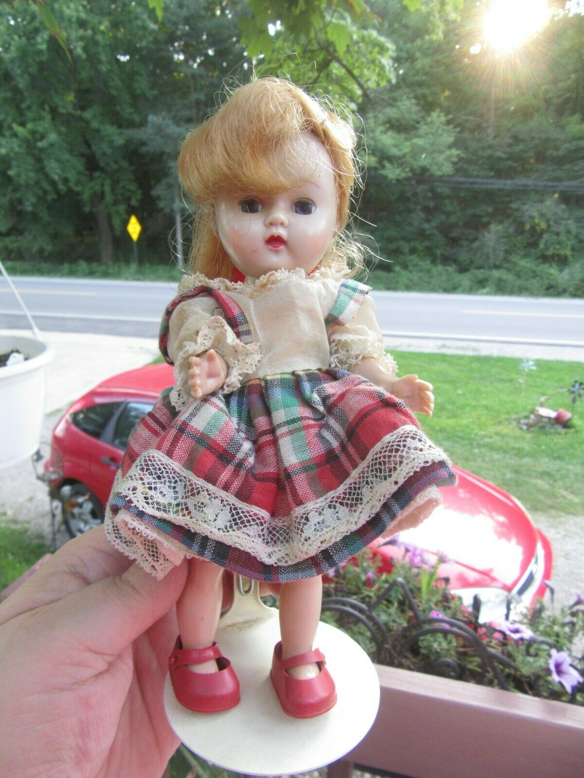Vintage 8" Cosmopolitan Ginger Walker Doll--original Outfit