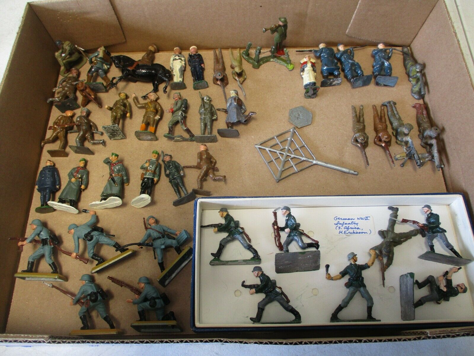 Britains Military Soldier Lot With Wwi And German Infantry
