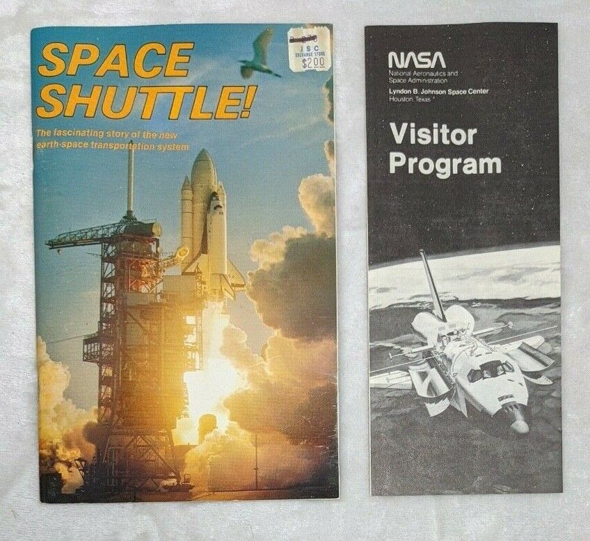 Space Shuttle Nasa 1982 Illustrated Booklet 68pg First Revision +visitor Program