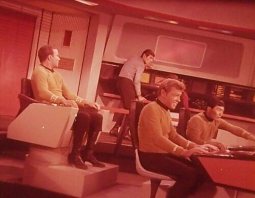 Rare 1966~star Trek "corbomite Maneuver"~kirk~35mm Film Clip/slide~lot 806