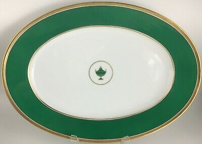 Richard Ginori Impero Green Oval Serving Platter 14 "