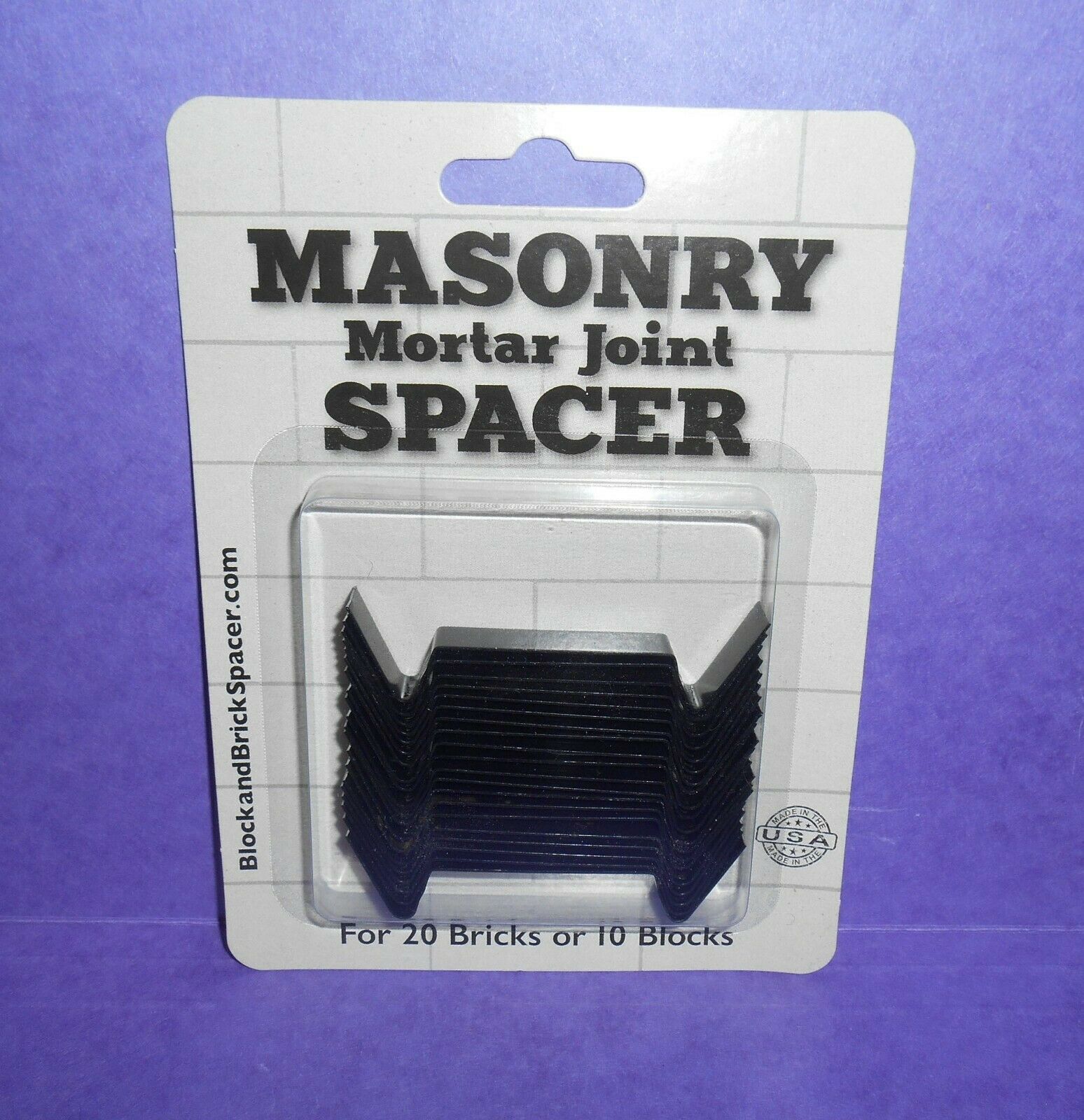 100 Masonry Mortar Joint Spacer's For Diy Block & Bricklaying