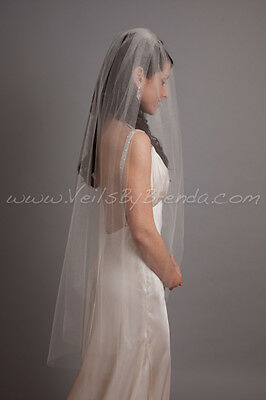 Bridal Veil Single Layer, Hand Made by VeilsByBrenda.com