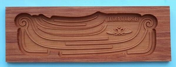 MK0302-D1 Wooden decor, pear, for Schooner Polotsk art.MK0302P ship wooden kit