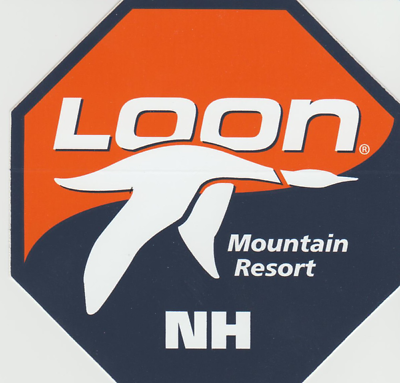 Loon Mountain Sticker Decal 4'' x 4''