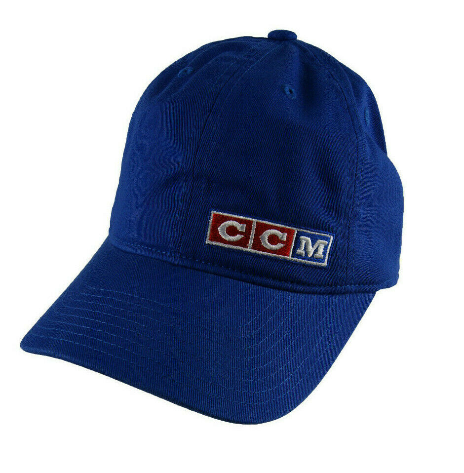 Ccm  Hockey Core Vintage Slouch Sr Adjustable Cap/hat Osfm-royal